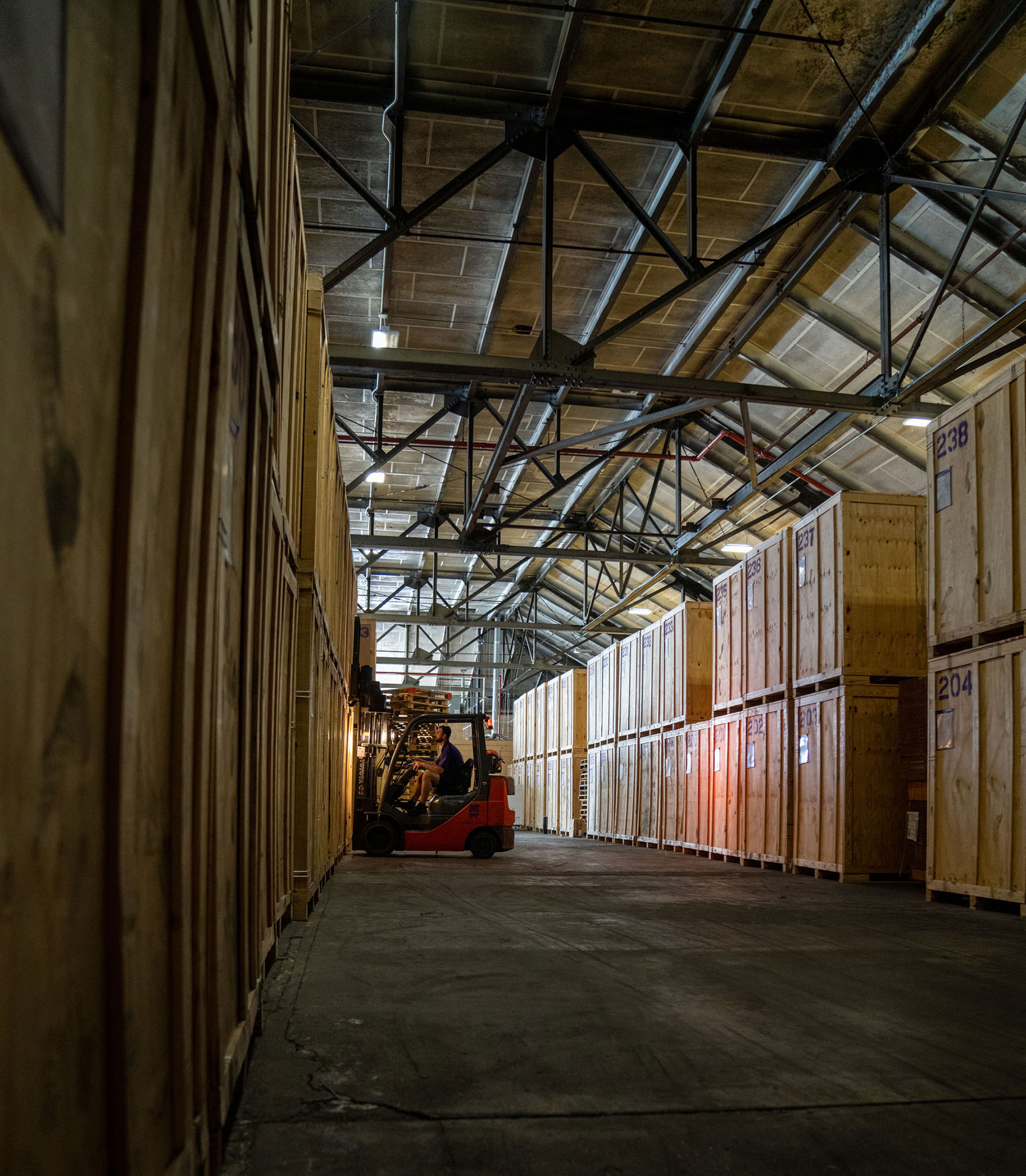 Perfect Storage Facility NYC - Forklift